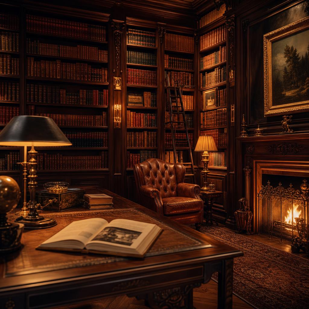 Cozy home library reflecting Patrick Bermel's experience as an experienced ghostwriter