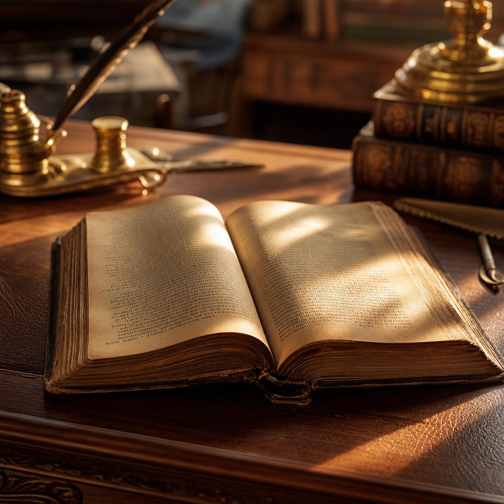 Open vintage book symbolizing why people hire a ghostwriter