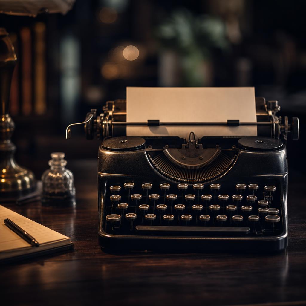 Vintage typewriter illustrating common ghostwriter FAQ topics